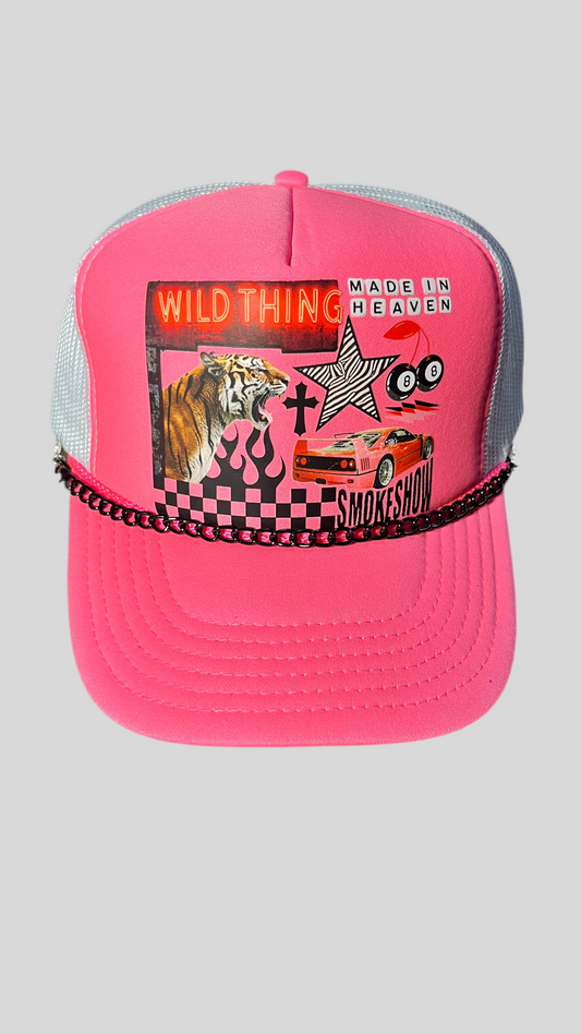 Wild Thing Trucker Hat: With Chain