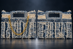 Denim Distressed Clutch
