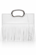 Leather Fringe Clutch